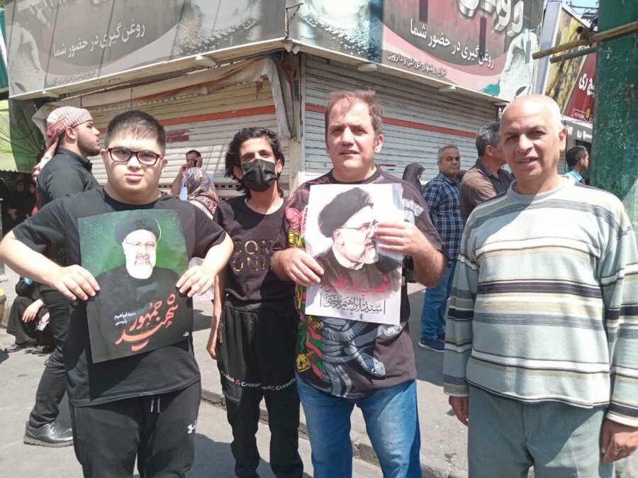  | حضور توان یابان ورزشکار درمراسم تشییع پیکر شهدا خدمت