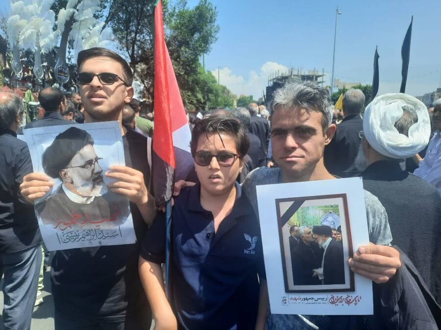  | حضور توان یابان ورزشکار درمراسم تشییع پیکر شهدا خدمت