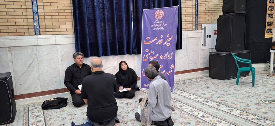  | سخنرانی قبل از خطبه و برگزاری میز خدمت در نماز جمعه