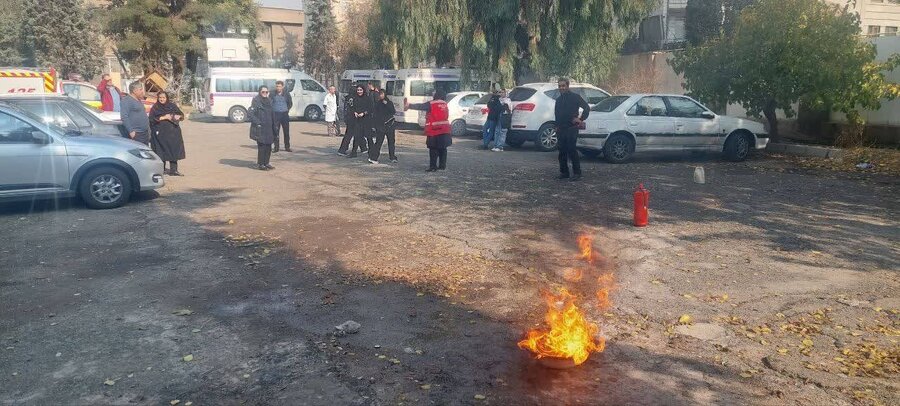  | برگزاری دوره آموزشی ایمنی و اطفاء حریق