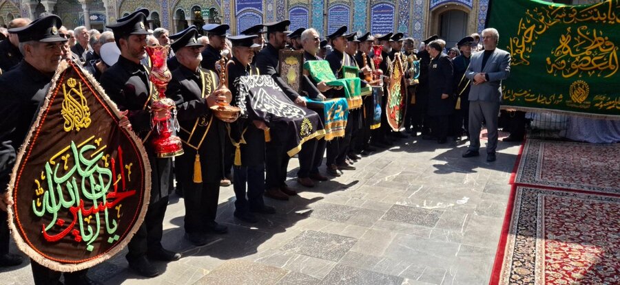  | کارکنان بهزیستی ری در آیین سالروز وفات حضرت عبدالعظیم حسنی (ع) حضور یافتند