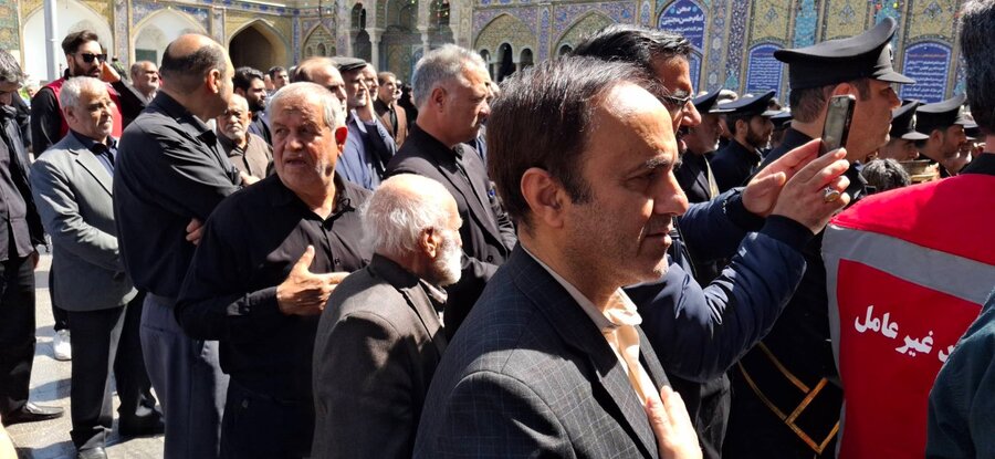  | کارکنان بهزیستی ری در آیین سالروز وفات حضرت عبدالعظیم حسنی (ع) حضور یافتند