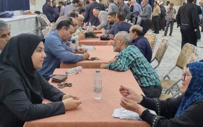 وبگاه باقرشهریها | برپایی میزخدمت