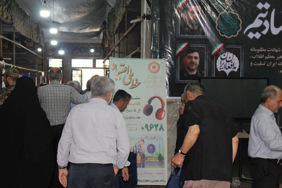  |سخنرانی قبل از خطبه  نماز جمعه و برپایی نمایشگاه در بخش کهریزک