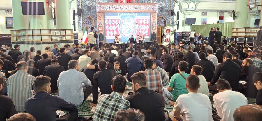  | حضور پرشور در مراسم گرامیداشت چهلم شهدای جنگ تحمیلی رژیم صهیونیستی