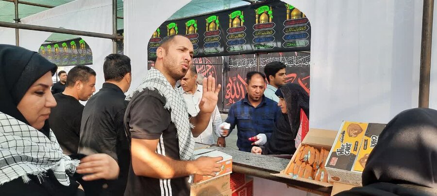  | برپایی موکب و خدمت‌رسانی به جاماندگان اربعین حسینی