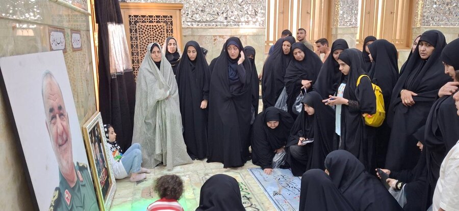  | حضور پرشور در مراسم گرامیداشت چهلم شهدای جنگ تحمیلی رژیم صهیونیستی