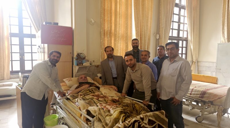 دیدار صمیمانه مسوول امور ایثارگران با جانبازان آسایشگاه ثارالله